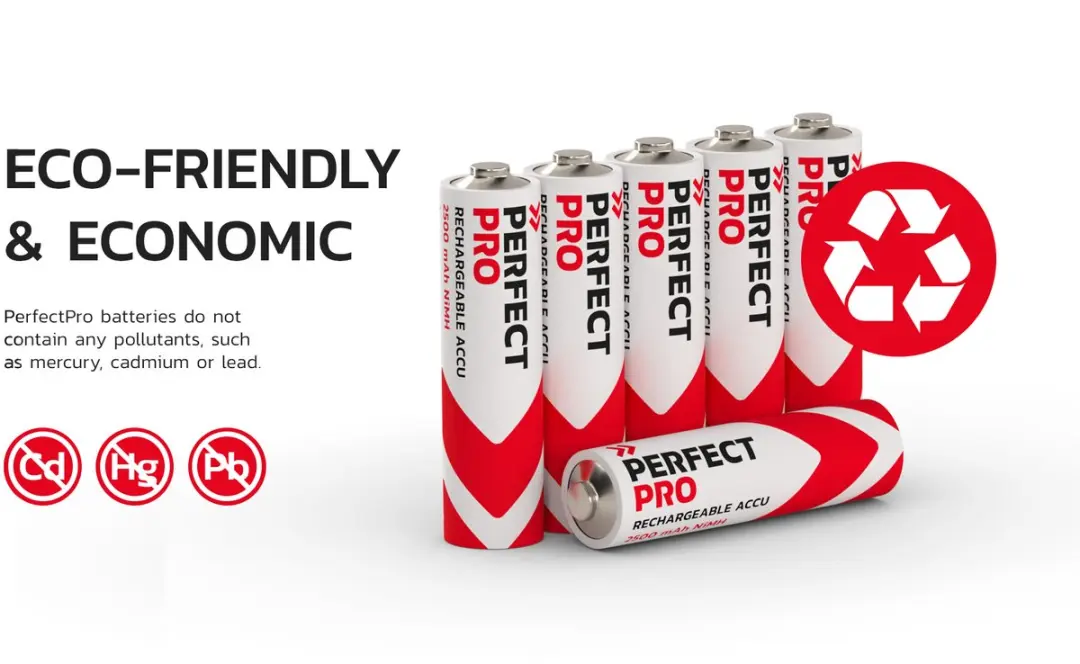 Perfectpro AA NiMH Accu 2500mAh - 6 Stuks - afbeelding 2 van 6