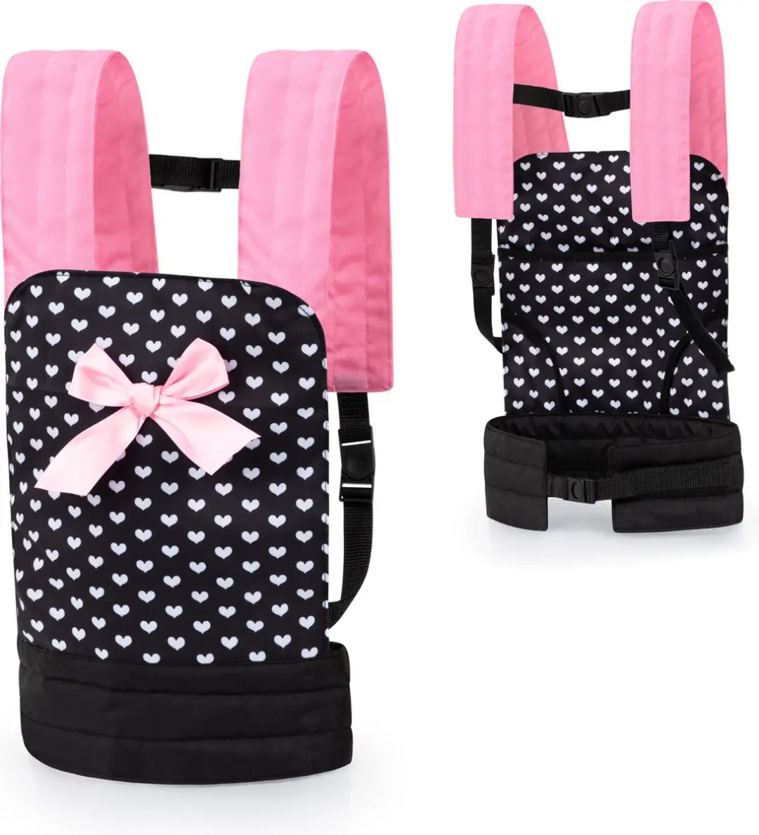 Bayer Design Poppendrager EasyCarry - Babypop - Roze/Zwart