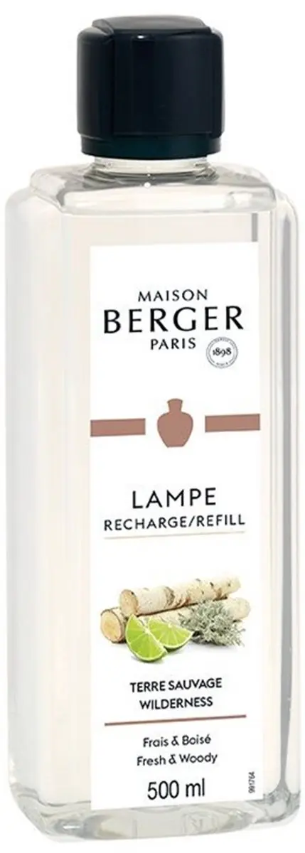 Lampe Berger Terre Sauvage Navulling Geurbrander 500ml - Transparant - afbeelding 3 van 3