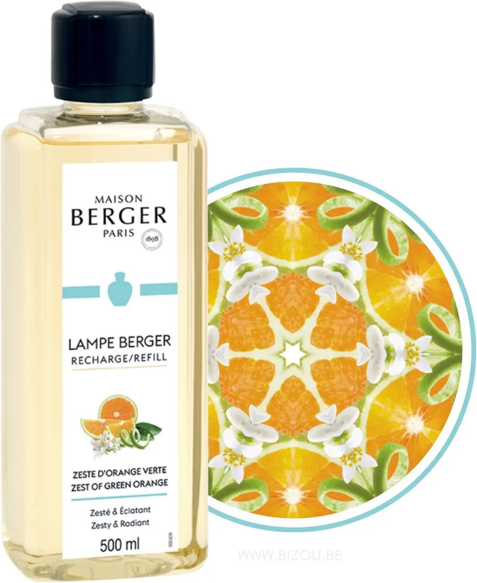 lampe berger navulling zest of green orange 500ml