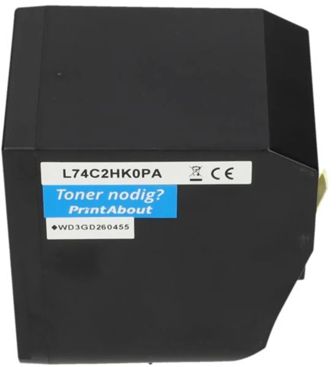 PrintAbout Lexmark 74C2HK0 Toner Zwart - 22.000