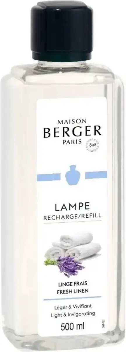 Lampe Berger Navulling Linge Frais 500ml - afbeelding 4 van 4