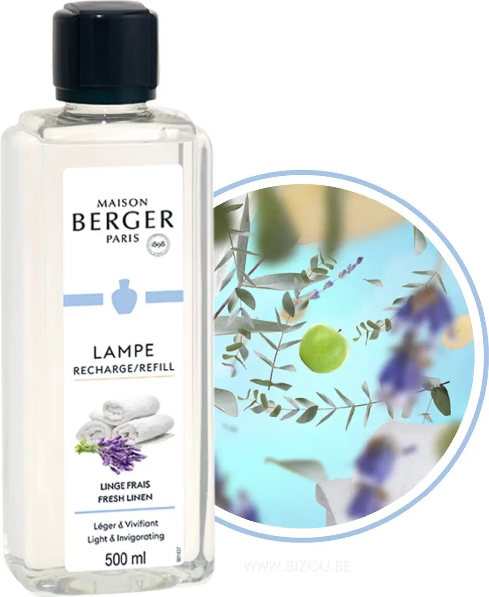 Lampe Berger Navulling Linge Frais 500ml