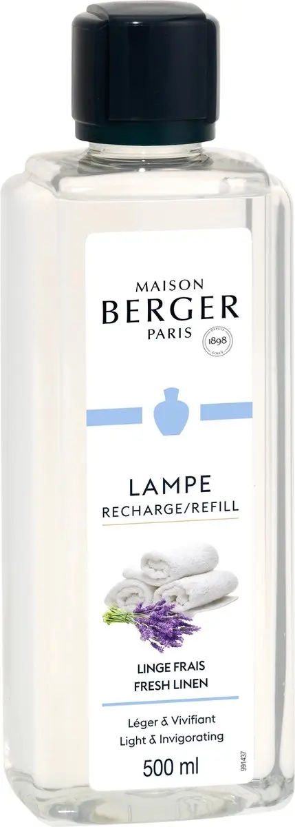 Lampe Berger Navulling Linge Frais 500ml - afbeelding 3 van 4