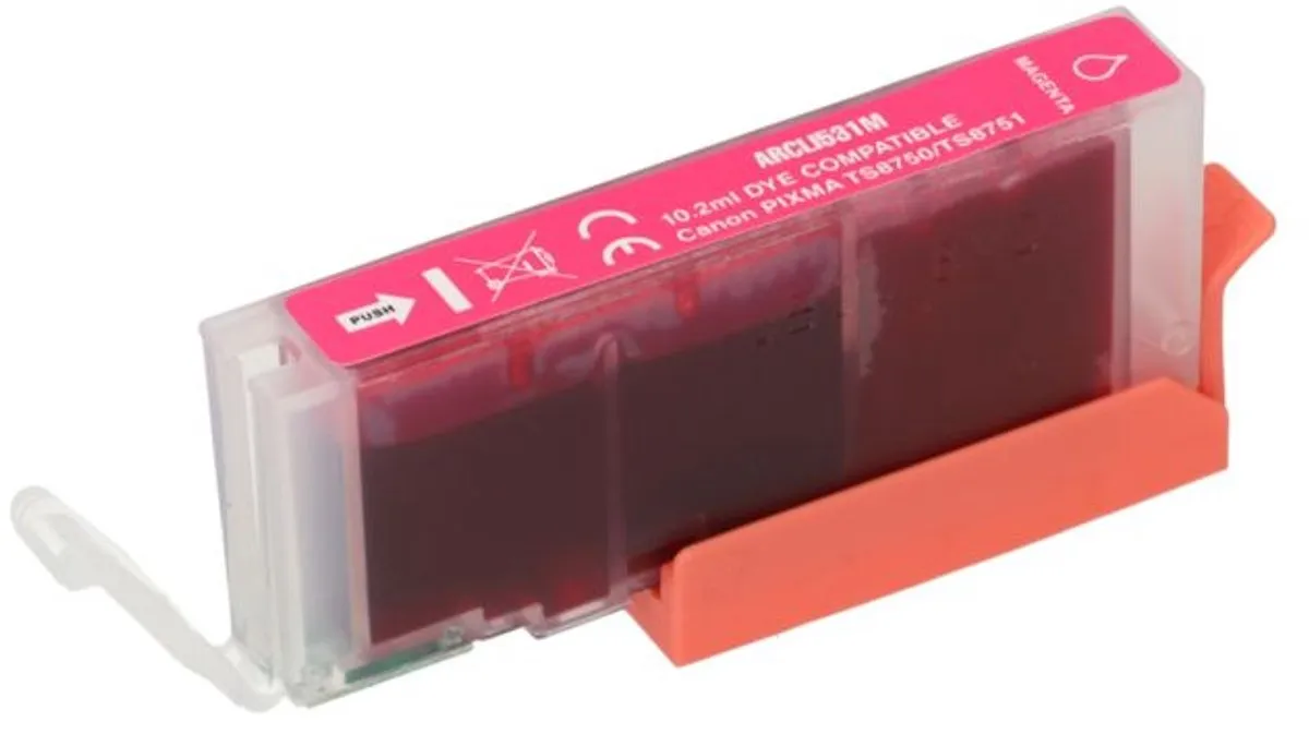 PrintAbout CLI-531M Inktcartridge - Magenta - 10.2ml - Canon