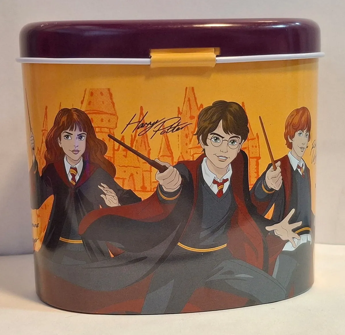 Harry Potter Spaarpot met slot - Geel/Paars/Zilver