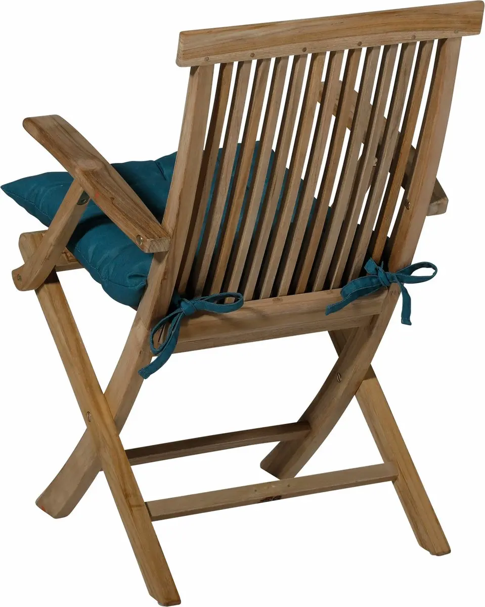 Madison Toscane Zitkussen 46x46 - Blauw - afbeelding 3 van 4