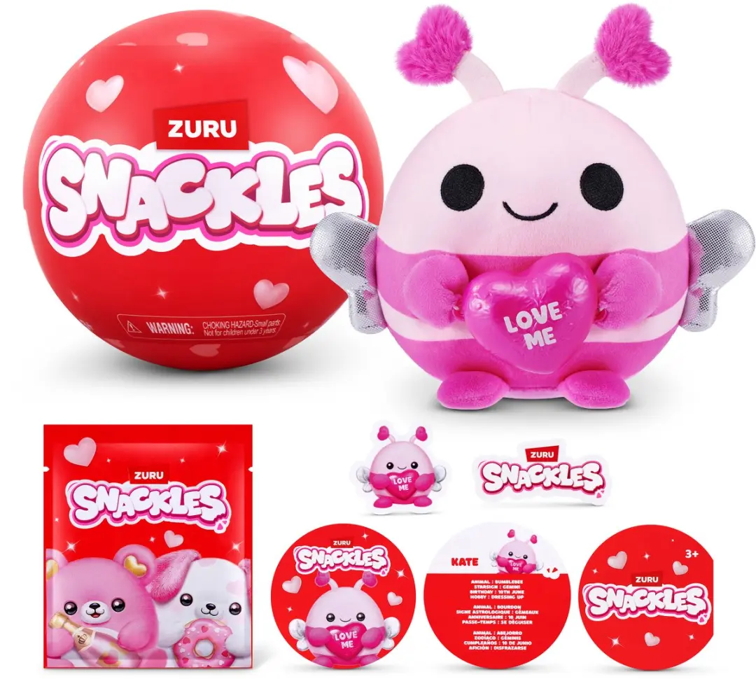 ZURU Snackles Valentines Edition Knuffel