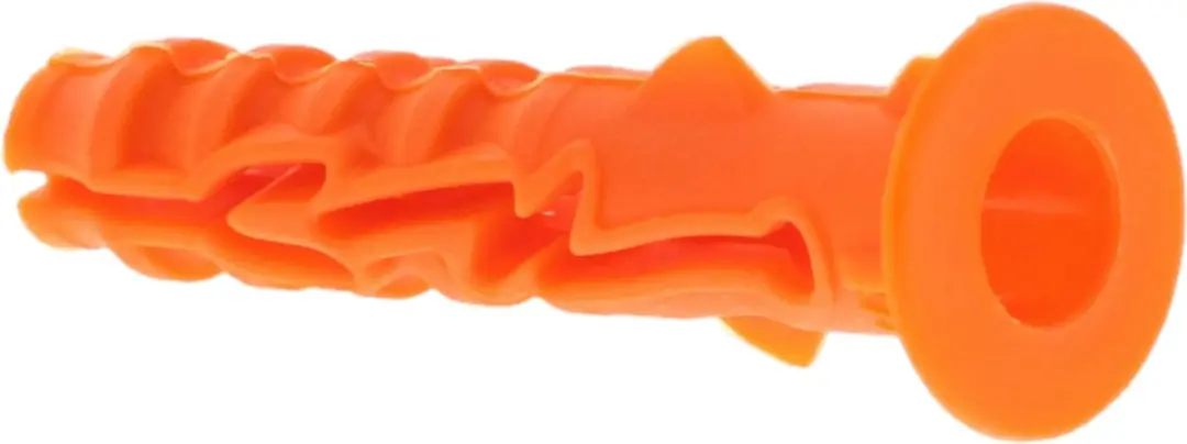 Spit Nylon Plug d.6x30 met kraag 6mm
