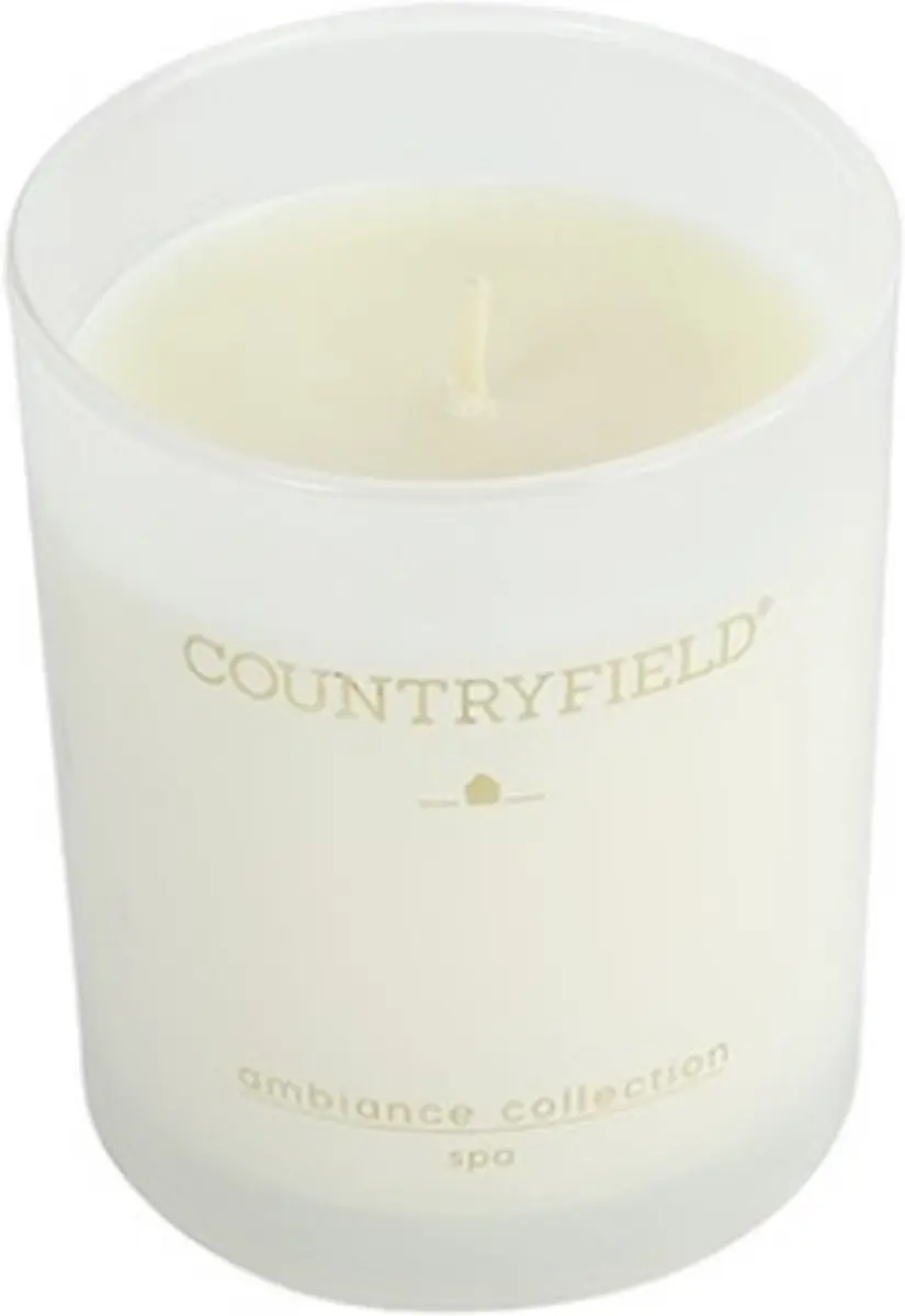 Countryfield Spa Geurkaars Small - 6,5 cm - Wit