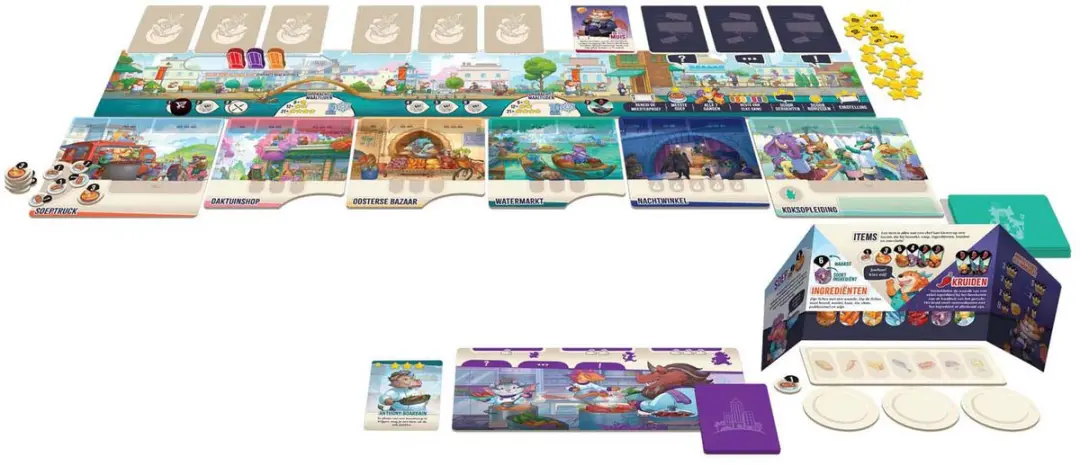 White Goblin Games Critter Kitchen Bordspel - Strategisch kookspel 1-5 spelers