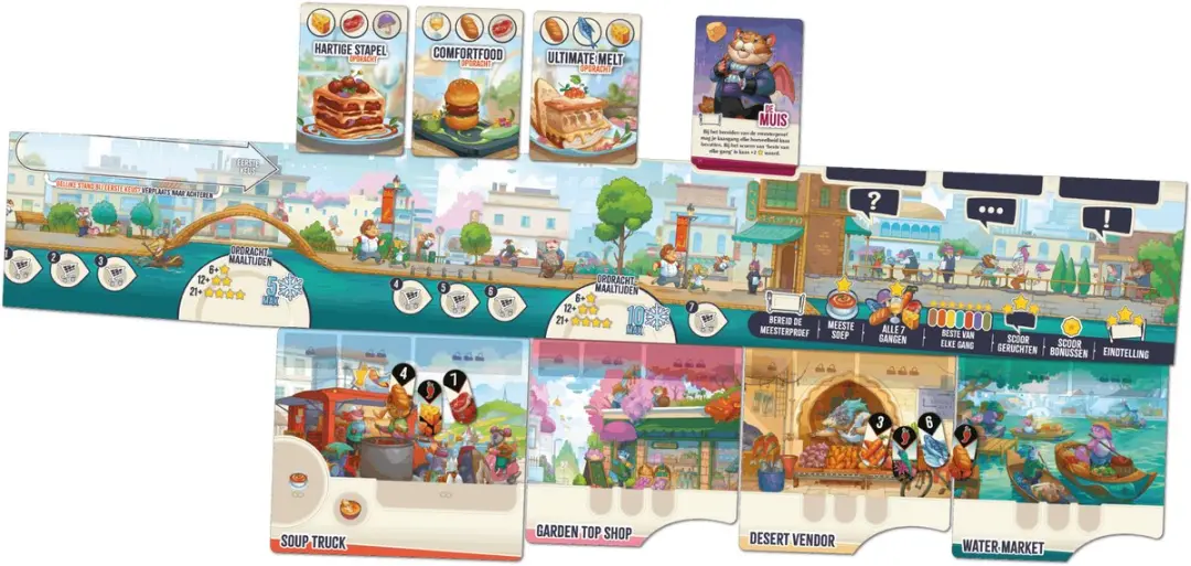 White Goblin Games Critter Kitchen Bordspel - Strategisch kookspel 1-5 spelers