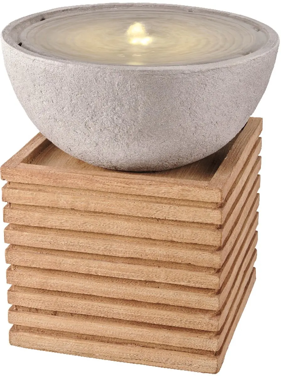 Lumineo Waterornament Concrete Bowl