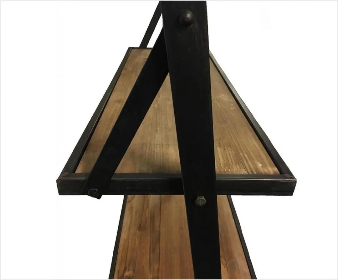 Countryfield Wandrek Mano Industrieel Metaal/Hout 197x65cm - afbeelding 2 van 4