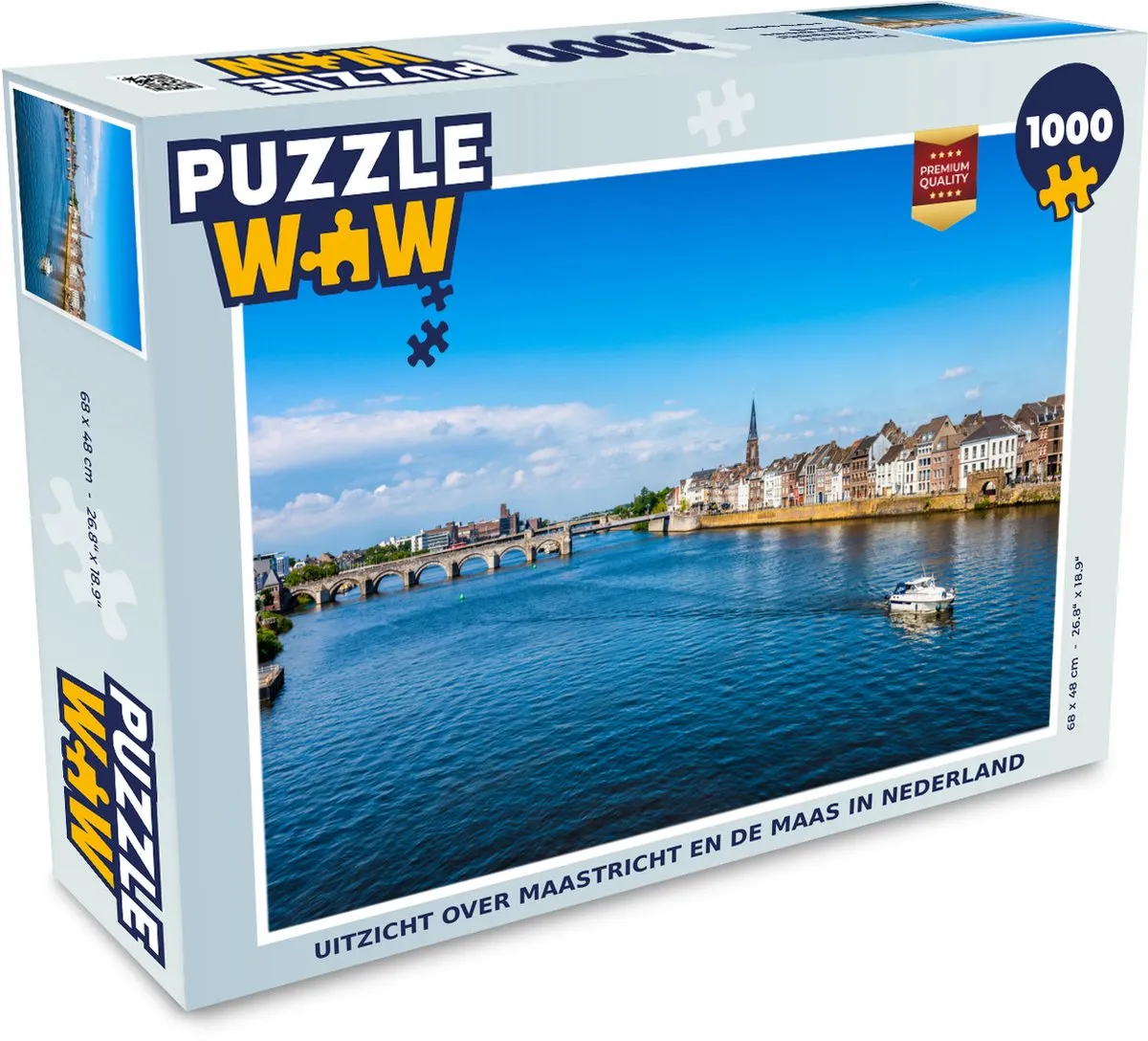 PuzzleWow Boot Legpuzzel 1000 Stuks