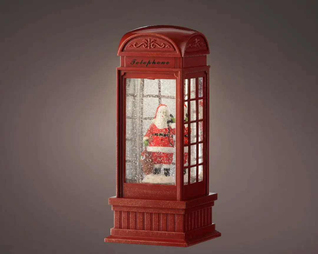 Lumineo Kerst Waterspinner Telefooncel