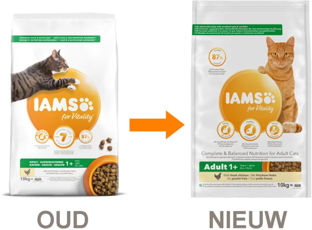 Iams Proactive Health Adult Kattenvoer Kip 10kg