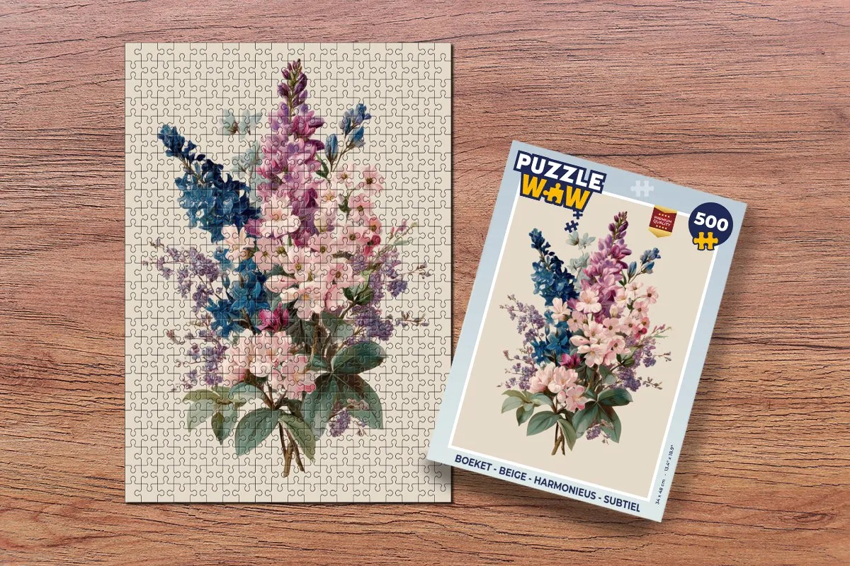 PuzzleWow Legpuzzel Boeket 500 Stuks