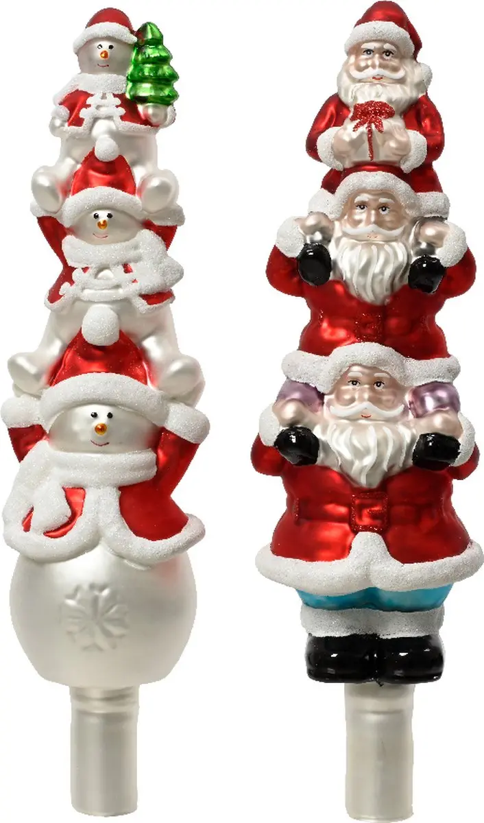 Piek glas d9l31 cm a2 kerst