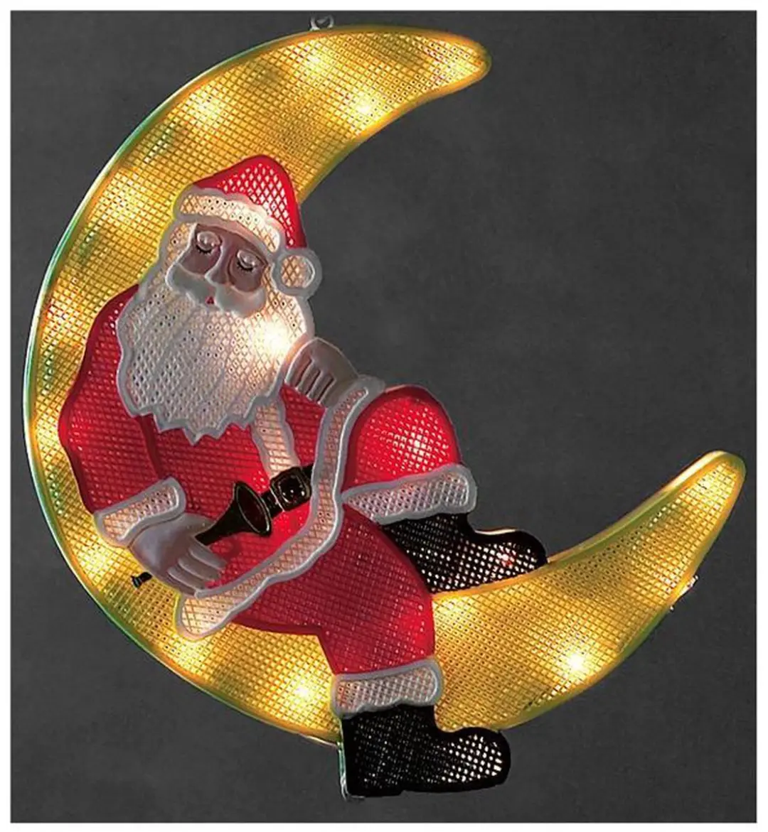 Konstsmide LED Kerstman Raamdecoratie 40cm - 20 LEDs - Warm wit - afbeelding 6 van 6