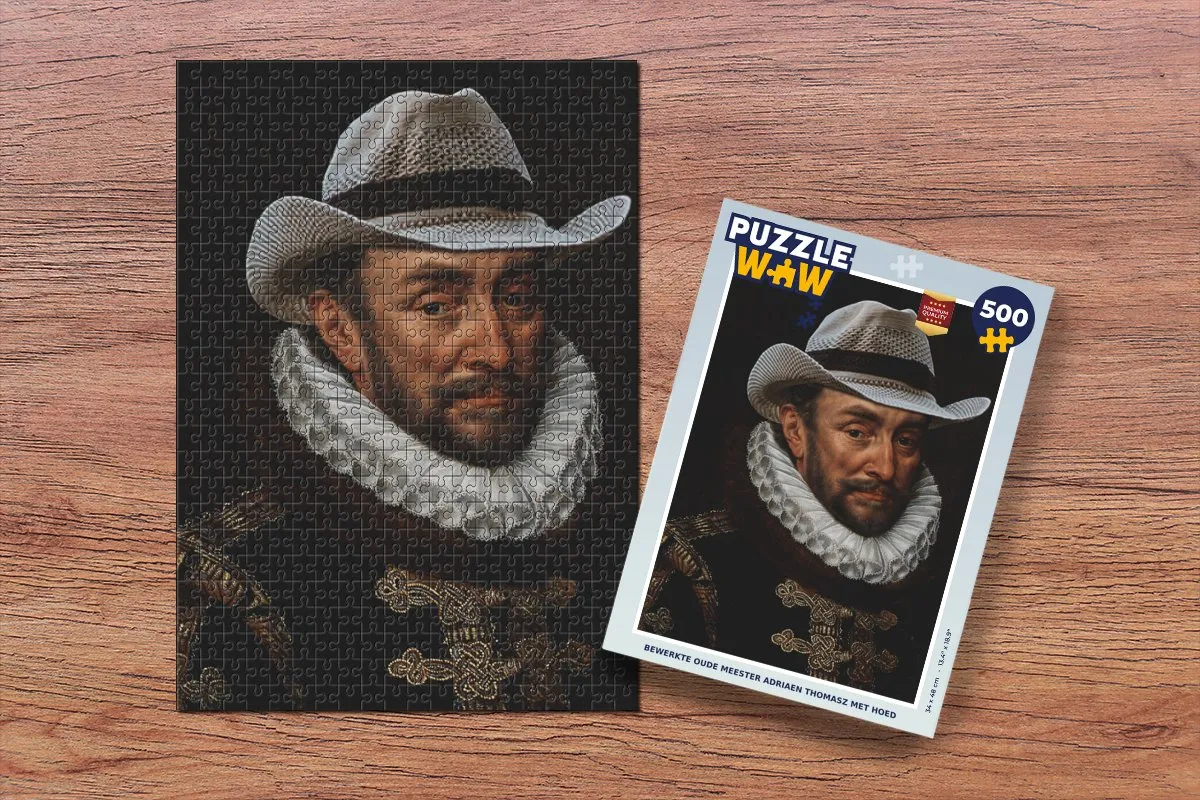 PuzzleWow Willem van Oranje Legpuzzel 500 Stuks - Multicolor