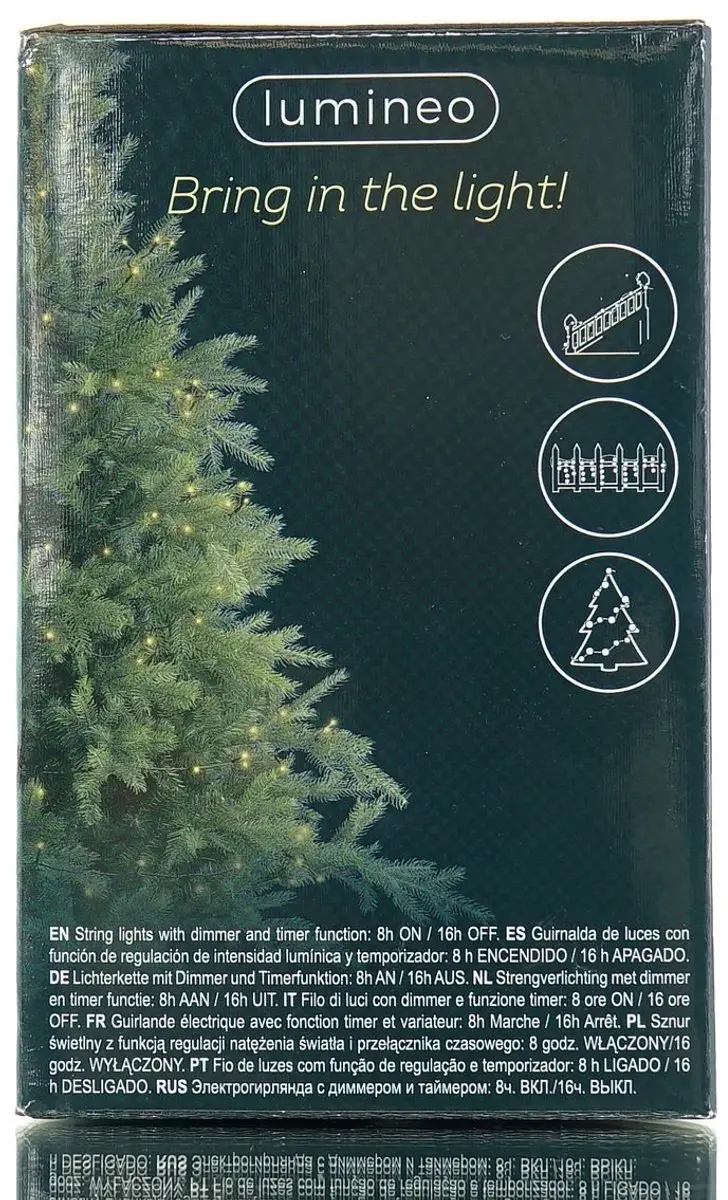 Lumineo LED Kerstverlichting Buiten 27m - 360 Soft Gold - IP44 - afbeelding 3 van 6