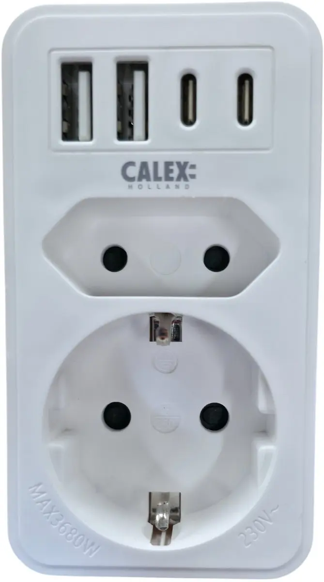 Calex Verdeelstekker 6-Voudig