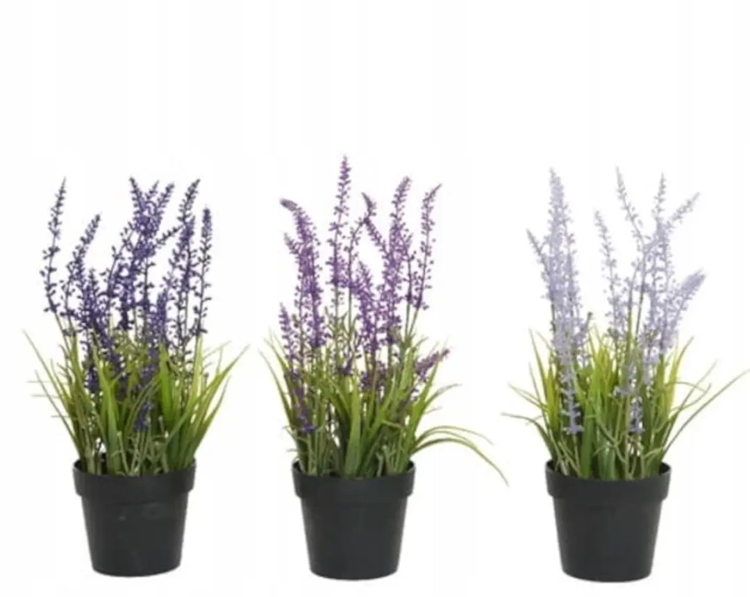 Lavendel in pot, kunstdecoratieve plant, 1 st, 30 cm