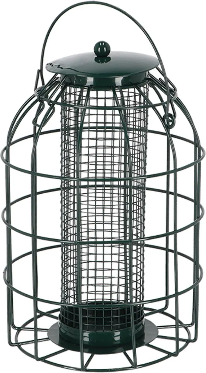 Esschert Design Selectieve Notensilo Mees - 16x24cm - Donkergroen