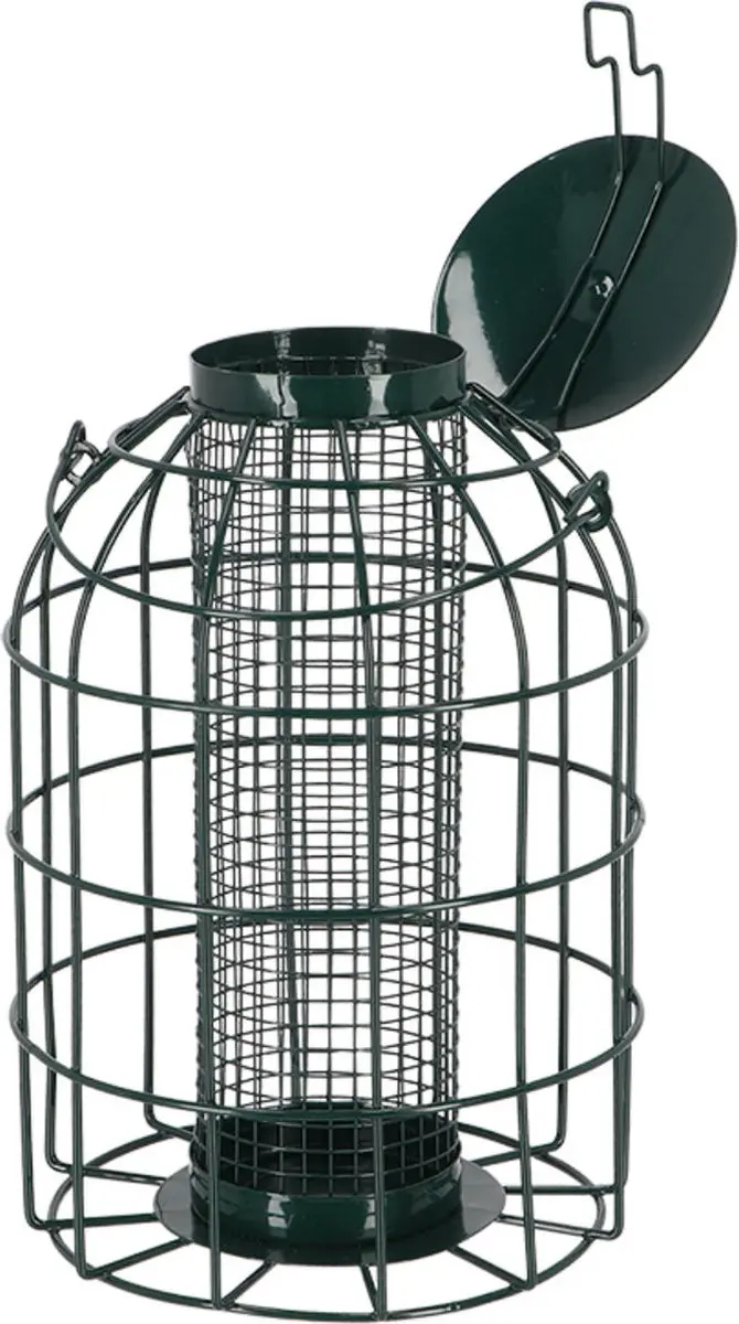 Esschert Design Selectieve Notensilo Mees - 16x24cm - Donkergroen