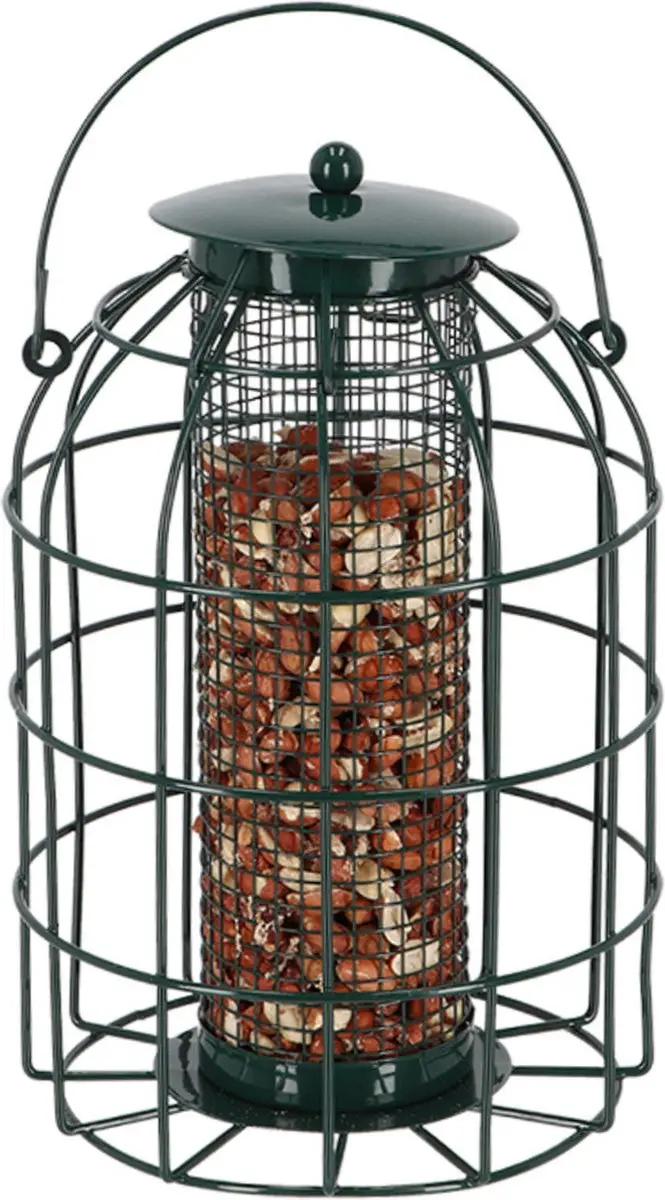 Esschert Design Selectieve Notensilo Mees - 16x24cm - Donkergroen
