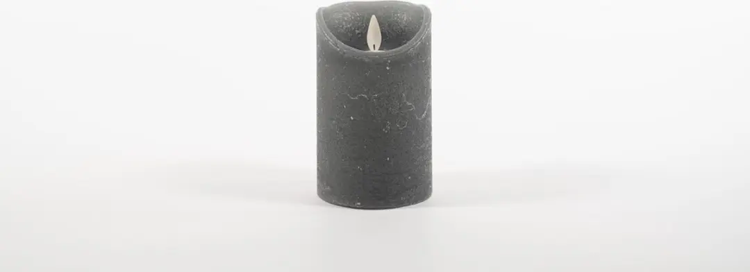 Anna's Collection Rustic Wax Candle Moving Flame
