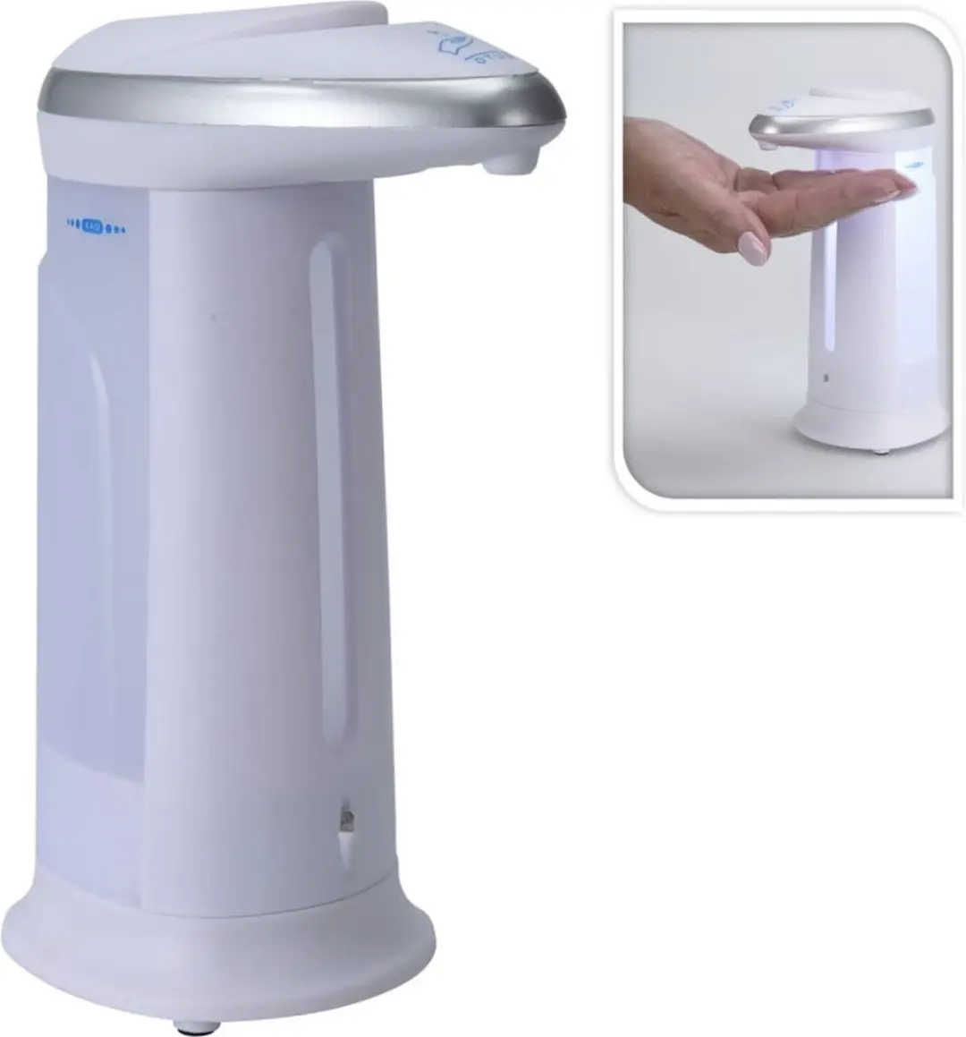 Excellent Houseware Zeepdispenser Sensor Wit 330ml - afbeelding 6 van 6