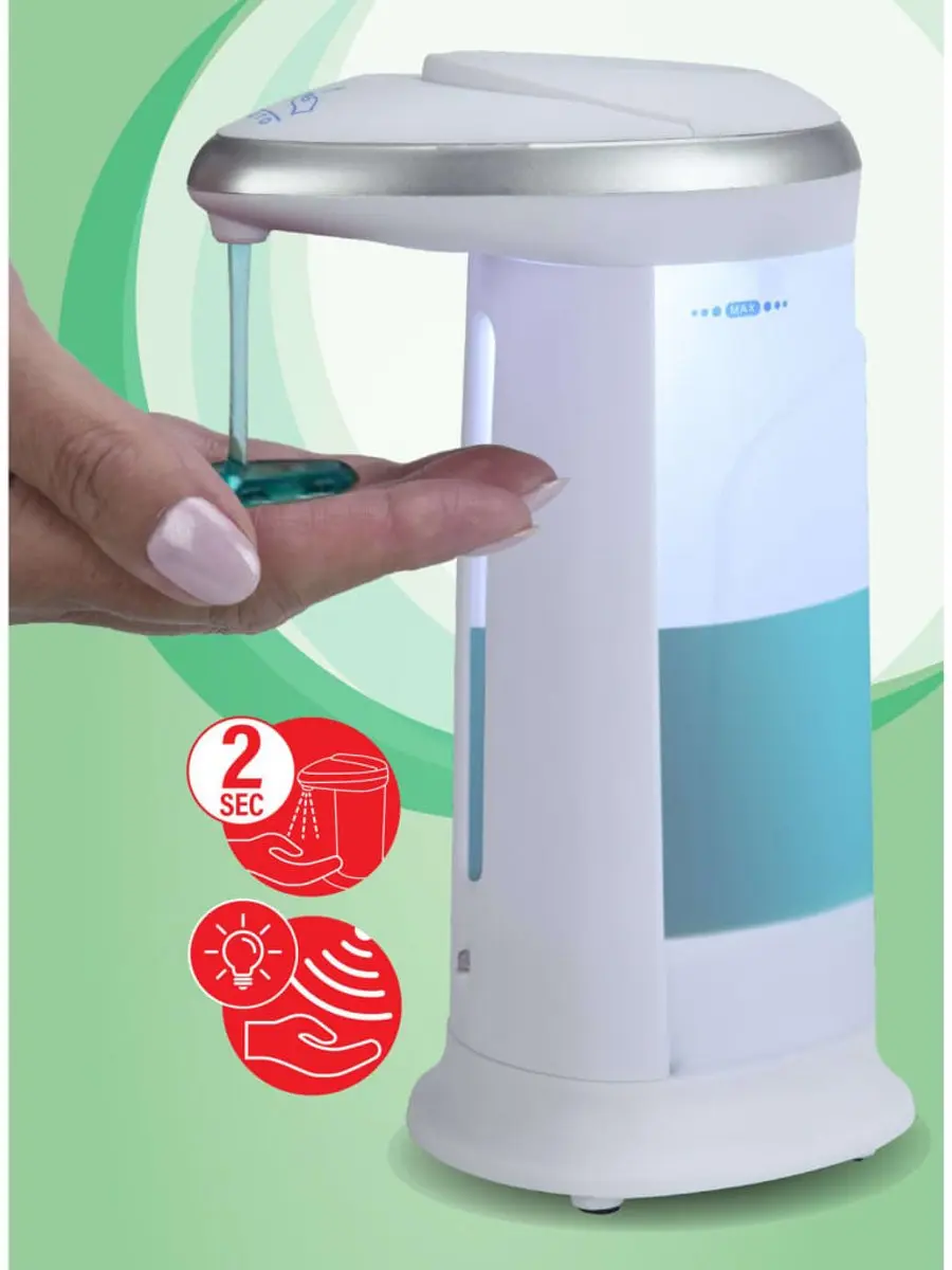 Excellent Houseware Zeepdispenser Sensor Wit 330ml