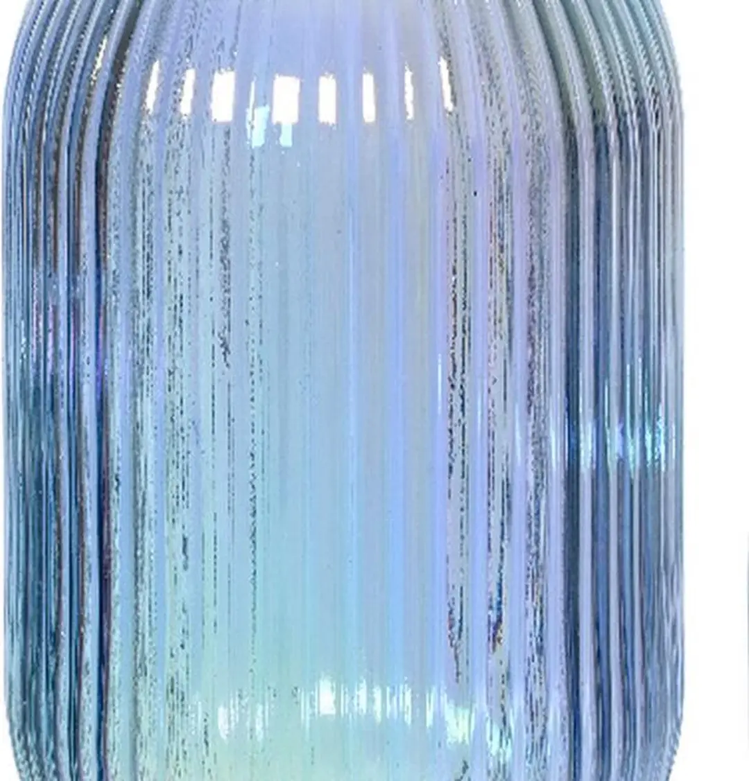 Decoris Vaas-windlicht Iriserend 15cm - afbeelding 2 van 4