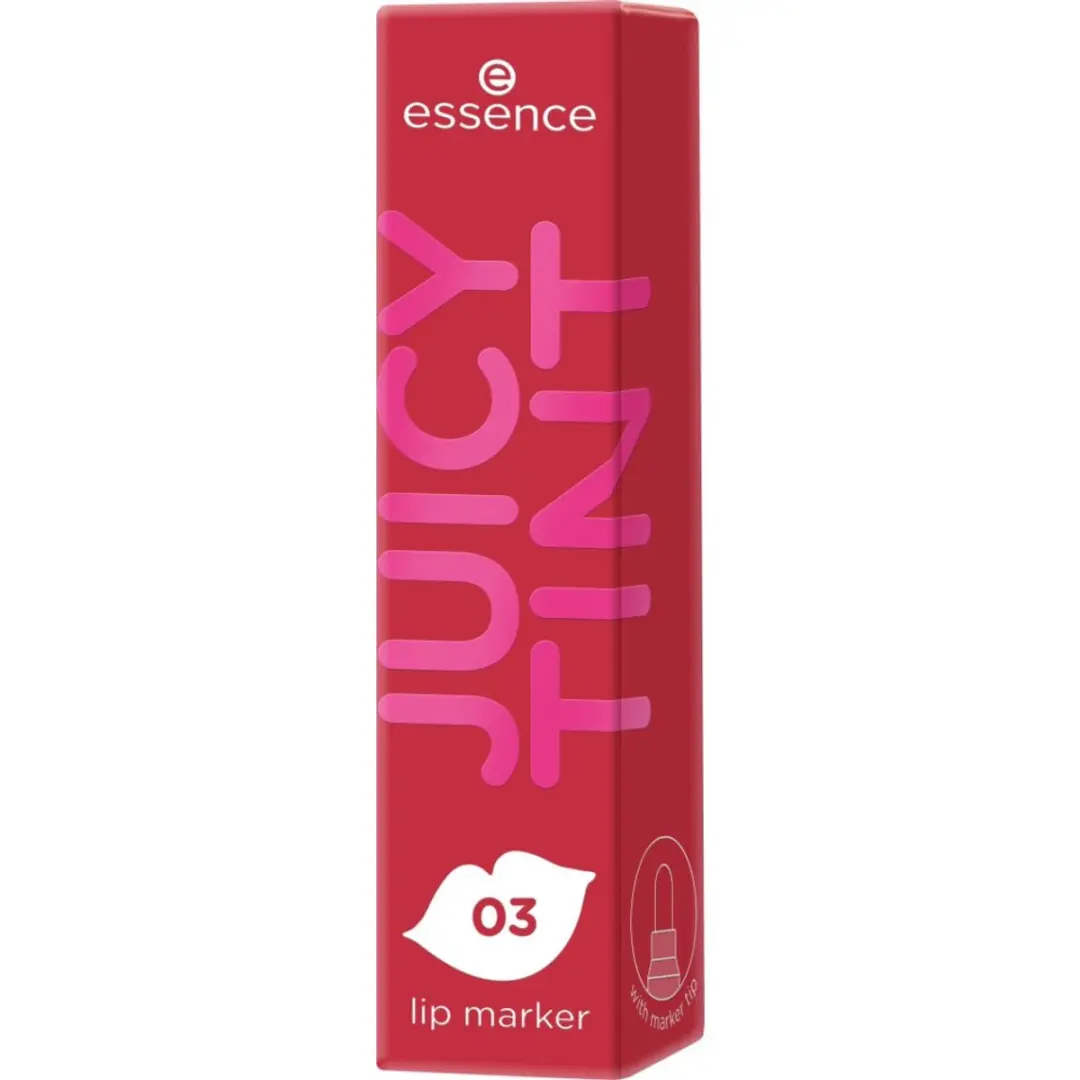 Essence Juicy Tint Lip Marker 03 Cherry Crush - afbeelding 4 van 6