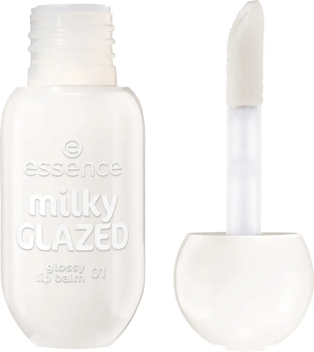 Essence Milky Glazed Glossy Lip Balm - 4ml - Bruin - afbeelding 5 van 6