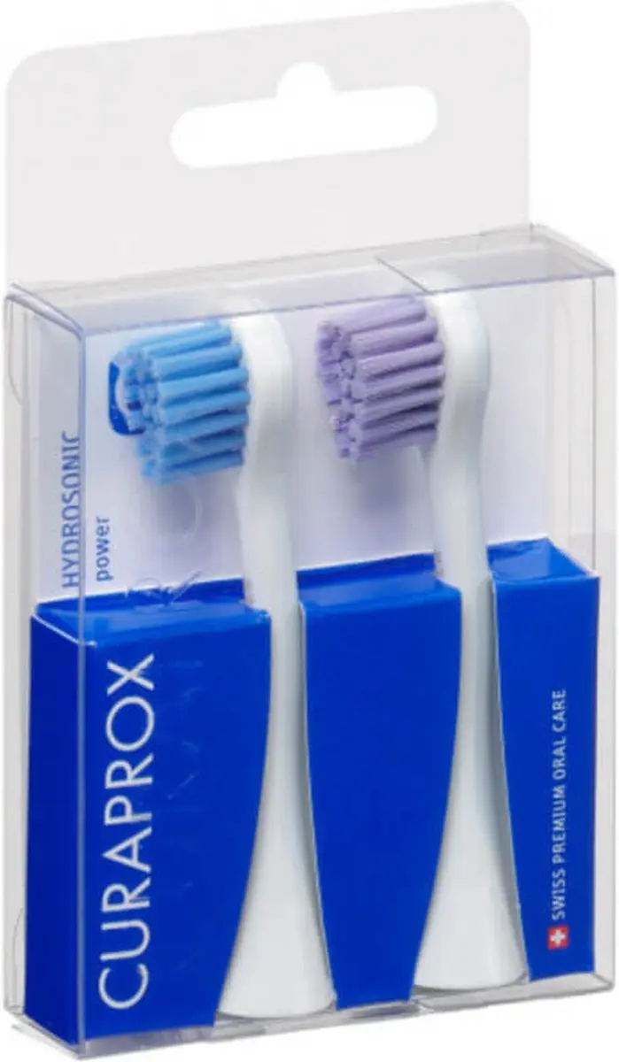 Curaprox Hydrosonic Pro Opzetborstels - 2 Stuks - Blauw/Violet
