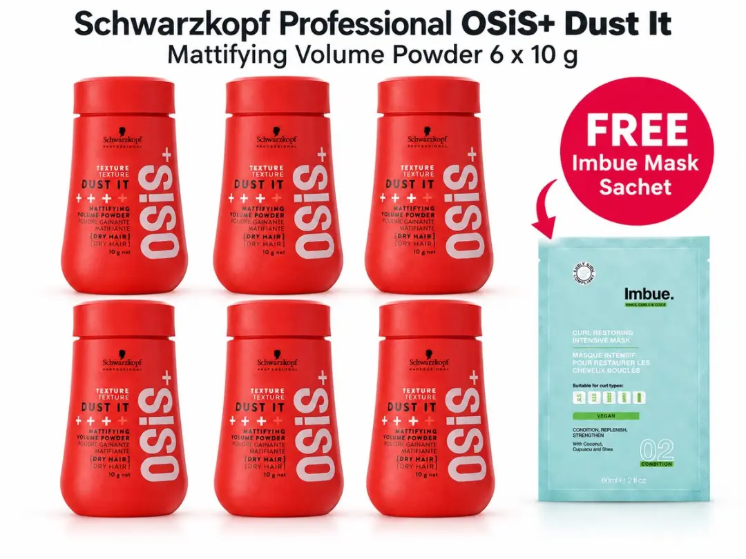 Schwarzkopf Professional OSiS+ Dust It Mattifying Volume Powder 6 x 10 g + GRATI