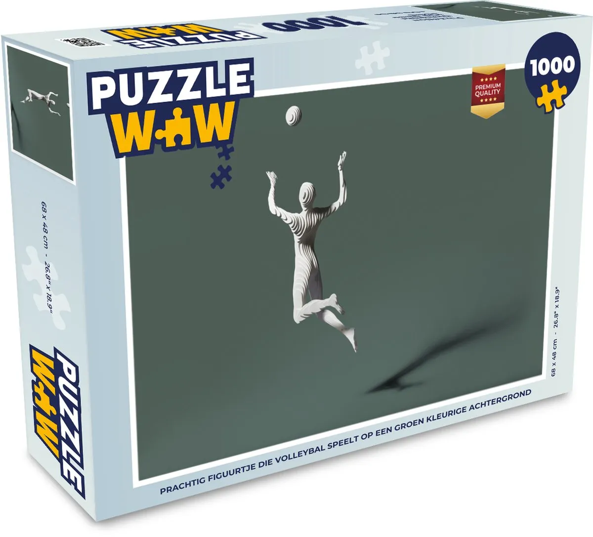 PuzzleWow Legpuzzel 1000 Stuks Multicolor
