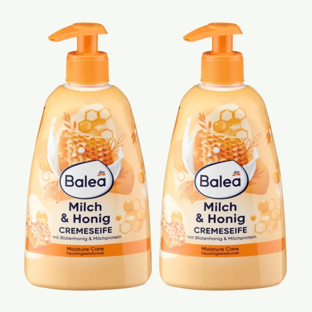 Balea Crèmezeep Melk en Honing 2x 500 ml
