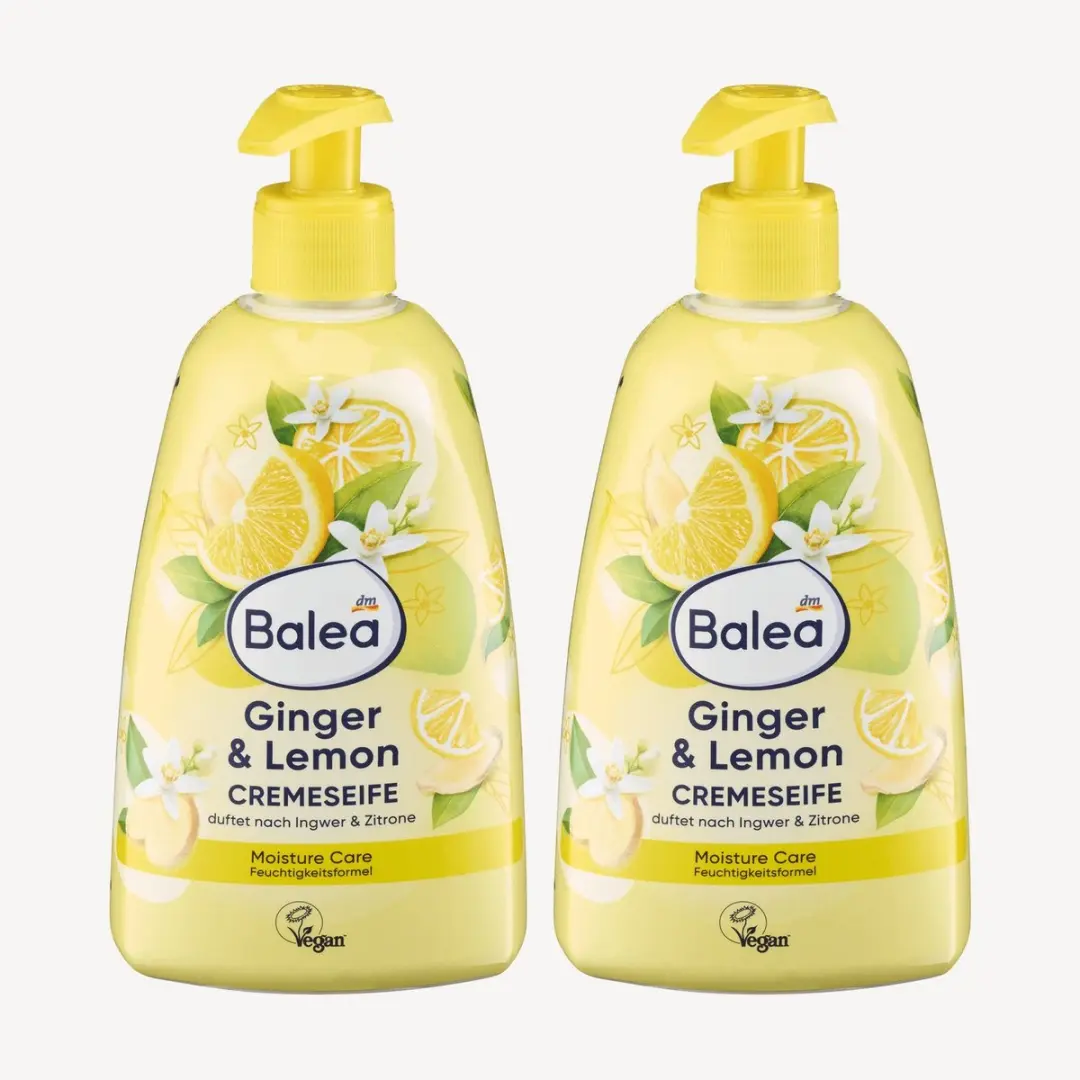 Balea Crèmezeep Ginger en Lemon 2x 500 ml