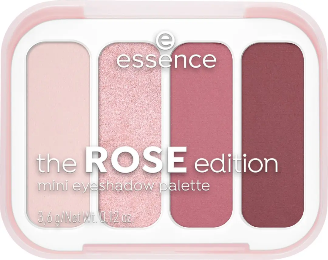 Essence The ROSE Edition Mini Eyeshadow Palette - Roze - afbeelding 6 van 6