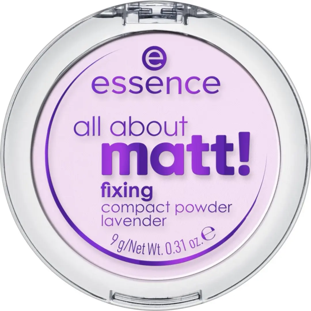 Essence All About Matt! Fixerende Compacte Poeder Lavender 9g - afbeelding 3 van 3