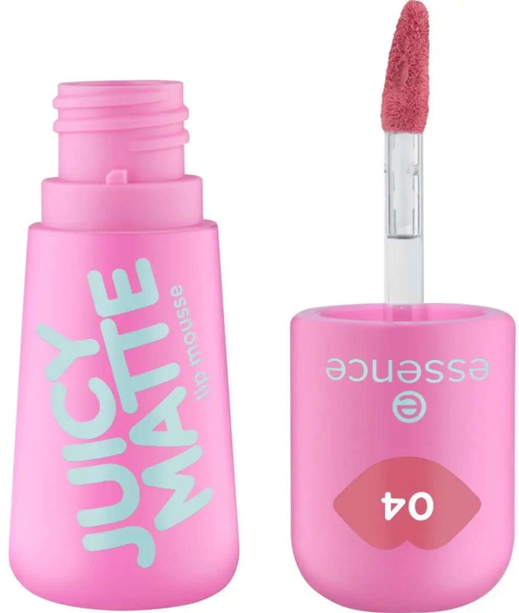 Essence Juicy Matte Lippenstift Mousse 04 Dreamy Blossoms - afbeelding 3 van 4