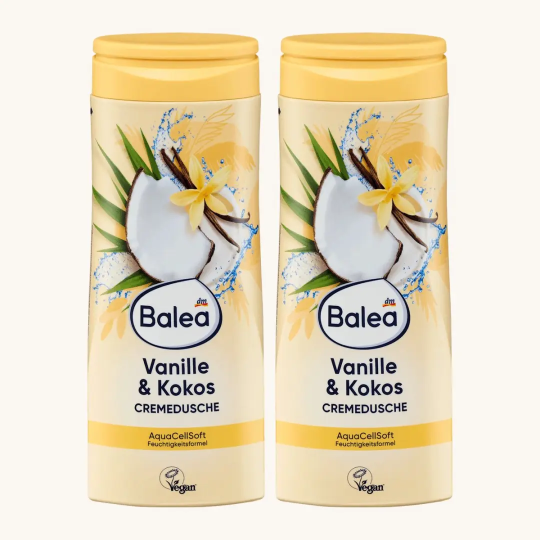 Balea Crèmedouche Vanille & Kokos 2x 300 ml