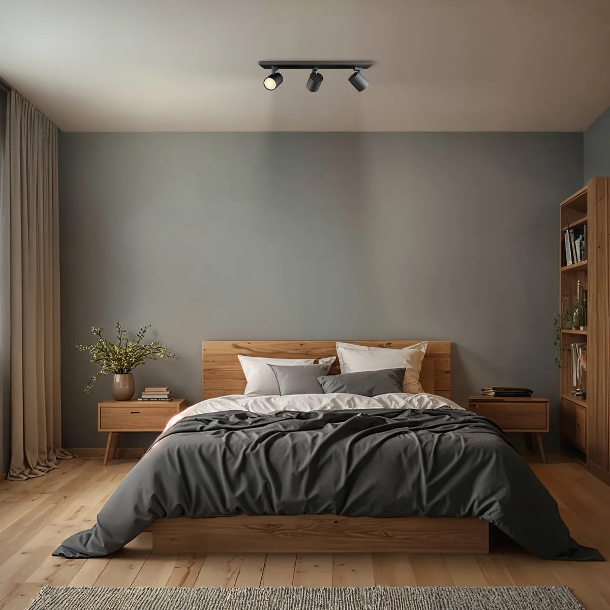 Philips Runner 3-lichts Opbouwspot - Zwart