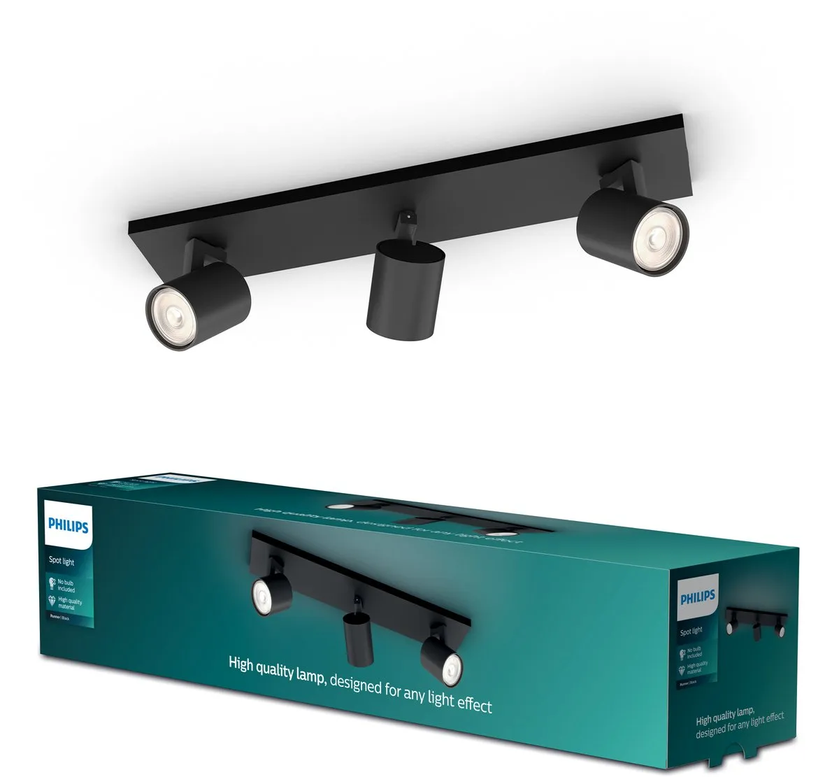 Philips Runner 3-lichts Opbouwspot