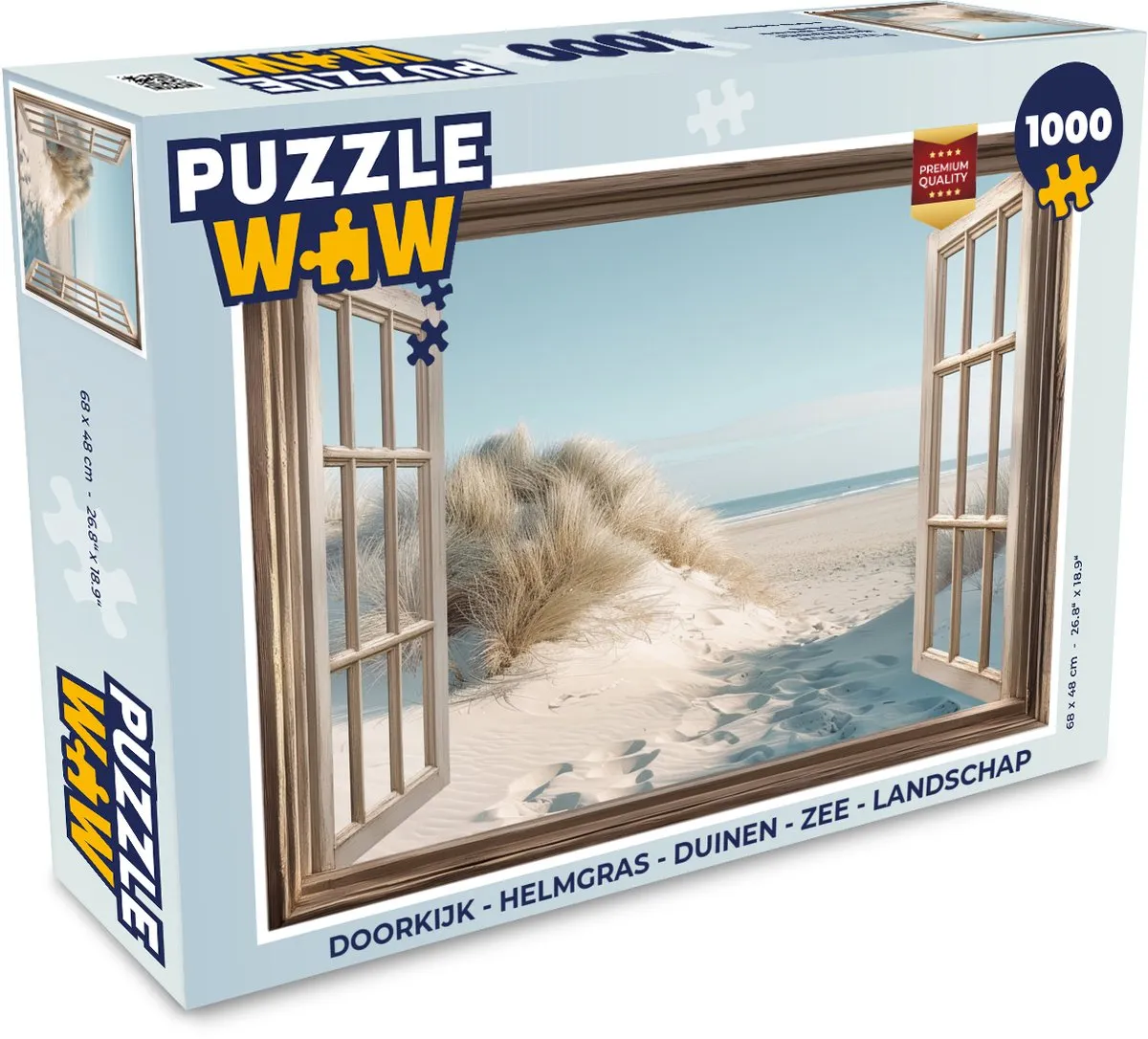 PuzzleWow Doorkijk Puzzel 1000 Stuks