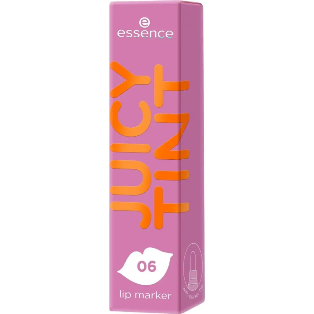Essence Juicy Tint Lip Marker 06 Blueberry Bite - afbeelding 4 van 6
